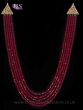 Multi-Stranded Crystal Long Indian Necklace NARC11321C Indian Jewellery
