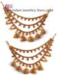 Traditional 3-Line Jhumka Saharas for Indian Earrings EEWL11032 Indian Jewellery