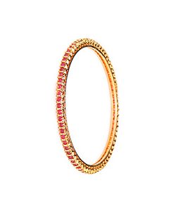 2 x Ruby Gold-Effect Bangles, 2.8 WGPA03618 Indian Jewellery