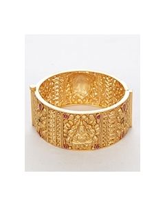 22k Temple, South Indian Goddess Bangle 2.6 WEMP12245 Indian Jewellery