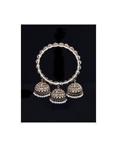 2x Antique Asian Indian Triple Jhumki Kangan Churi Bangles 2.10 WANP12256 Indian Jewellery