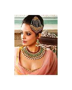 Bollywood Pearl Necklace Set BALL10514C Indian Jewellery