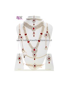Clean Kundan Bridal Set - Pooja BARK10581 Indian Jewellery
