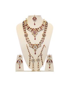 Maha Rani Kundan Bridal Set BERK10725 Indian Jewellery