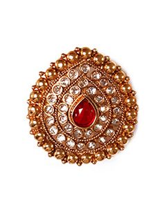 Large Rajasthani Ring RGRP03769 Indian Jewellery