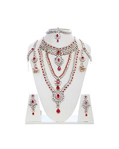 Rhumi Kundan Bridal Set BARK04752 Indian Jewellery