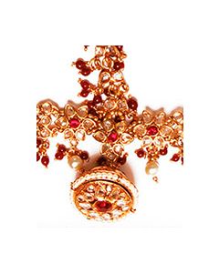 Rajasthani Borla Tikka with Matha Patti DGRC03707 Indian Jewellery