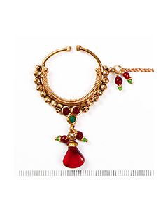 Medium Bridal Nath TAAP04492 Indian Jewellery