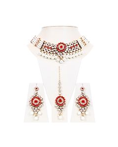 Antique Pearl & Kundan Choker- Kismat NARL10700 Indian Jewellery