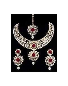 JASMINE Kundan Set NARK0374 Indian Jewellery