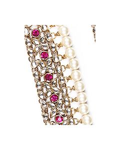 Thick Raveen Pearl Payal YAPK04448 Indian Jewellery