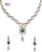 American Diamond Necklace Set NGGA04726 Indian Jewellery