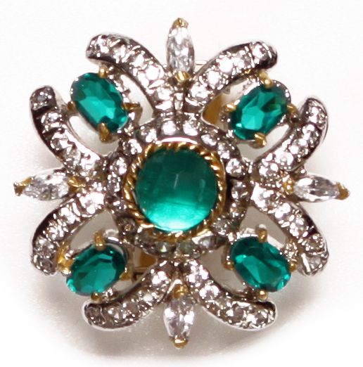 Large Indian Ring RGLA02776 Indian Jewellery