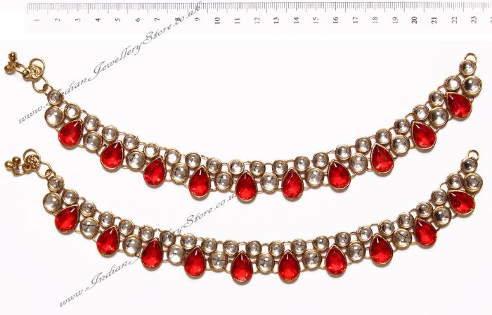 NEETA Kundan Payal YARK02833 Indian Jewellery