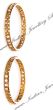 2 x Champagne Antique American Diamond Indian Churis 2.6 WANA10157 Indian Jewellery