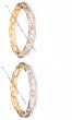 2 x Finest Diamond-Gold Style Churi Bangles, 2.6 WGWA03611 Indian Jewellery