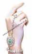 2 x Mint Green Hath Panjas - Anushka HSGA10478 Indian Jewellery