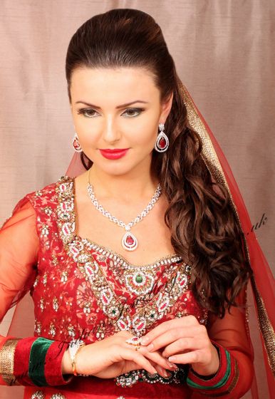 Sophisticated Fine American Diamond Gem Set NGWA10549C Indian Jewellery