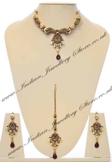 Hemma Rajasthani Set NAUP04718 Indian Jewellery