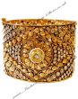 1 x 22k Gold Traditional Indian Cuff Bangle, 2.6 WAWC04814 Indian Jewellery