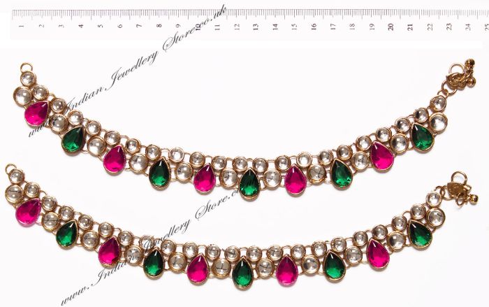 NEETA Kundan Payal YAMK04158 Indian Jewellery