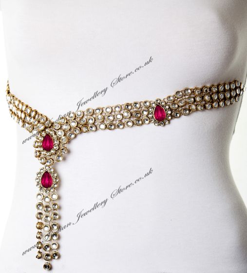 ALEENA Kundan Saree Belt LAPK0883 Indian Jewellery