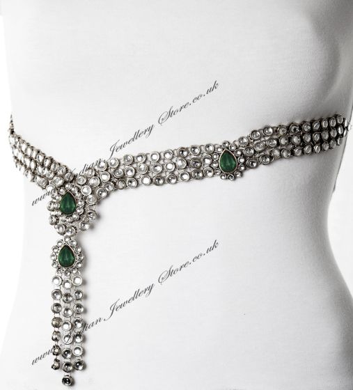 ALEENA Kundan Saree Belt LSGK04181 Indian Jewellery