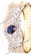 Contemporary Fine American Diamond Wide Bracelet - Sapphire WGLA03582 Indian Jewellery