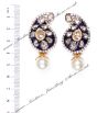 Meena Paisley Studs EGLA03800 Indian Jewellery