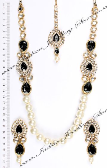 DHOOP Long Pearl Mala NABK04703 Indian Jewellery