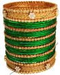 6 x Pearl Easy-Match Indian Bangle Set, 2.4 WAWC04822 Indian Jewellery