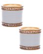 Traditional Punjabi, Dotted champagne (LCT) crystal Wedding Chura - white UGWC12396 Indian Jewellery
