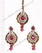 Ayeesha Earrings and Tikka IAPC02686 Indian Jewellery