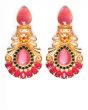 Sabyasachi-Inspired Large Matt 22k Gold Earrings EEPA10387 Indian Jewellery