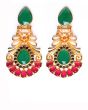 Sabyasachi-Inspired Large Matt 22k Gold Earrings EEPA10391 Indian Jewellery