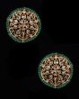 Statement Large Champagne Polki Indian Studs EAGA12189 Indian Jewellery