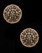Statement Large Champagne Polki Indian Studs EAPA12194 Indian Jewellery