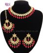Kundan Indian Choker Jewellery - Jothi NERK10972 Indian Jewellery