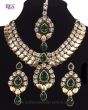 Cleopatra Inspired Collar Necklace Set NAWC11164C Indian Jewellery