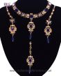 22k Plated American Diamond Jewellery Set - Roshni NELA11183 Indian Jewellery