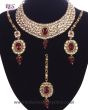 Striking Mughal Kundan Necklace Set NAWK11215C Indian Jewellery
