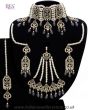 Pakistani Bridal Choker Set incl Pearl Jhumar NAEL11706 Indian Jewellery