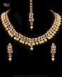 Indian Delicate Antique Flexible Set - Pale Yellow NAYA12070 Indian Jewellery