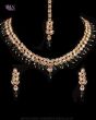 Indian Delicate Antique Flexible Set - Pale Yellow NAGA12071 Indian Jewellery