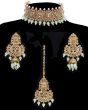 Beaded Mughal Asian Indian Choker Jewellery Set NANC12049C Indian Jewellery