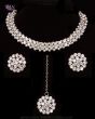 Crystal Silver Delicate Indian Jewellery NSWC12042C Indian Jewellery