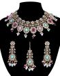 Champagne Kundan Floral Indian Jewellery Set NAMK12304 Indian Jewellery