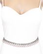 Elegant Indian Silver & Pearl Saree Belt LSWK04285 Indian Jewellery