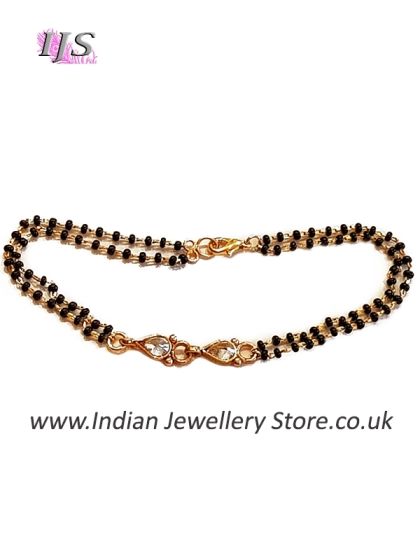 Gold Hand Mangalsutra Bracelet MGWA10889 Indian Jewellery