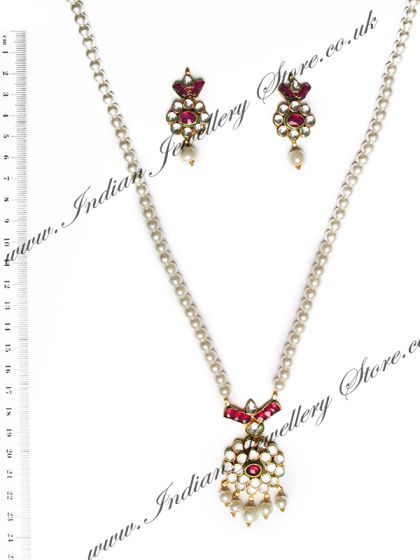 Vandana Delicate Pearl Mala NEUK10206 Indian Jewellery